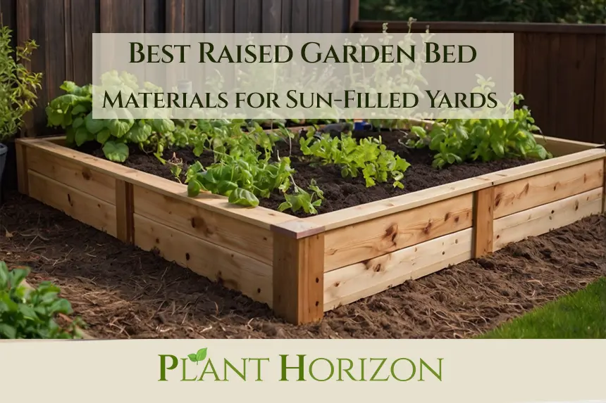 Best Raised Garden Bed Materials for Sun-Filled Yards