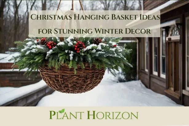 Christmas Hanging Basket Ideas for Stunning Winter Decor