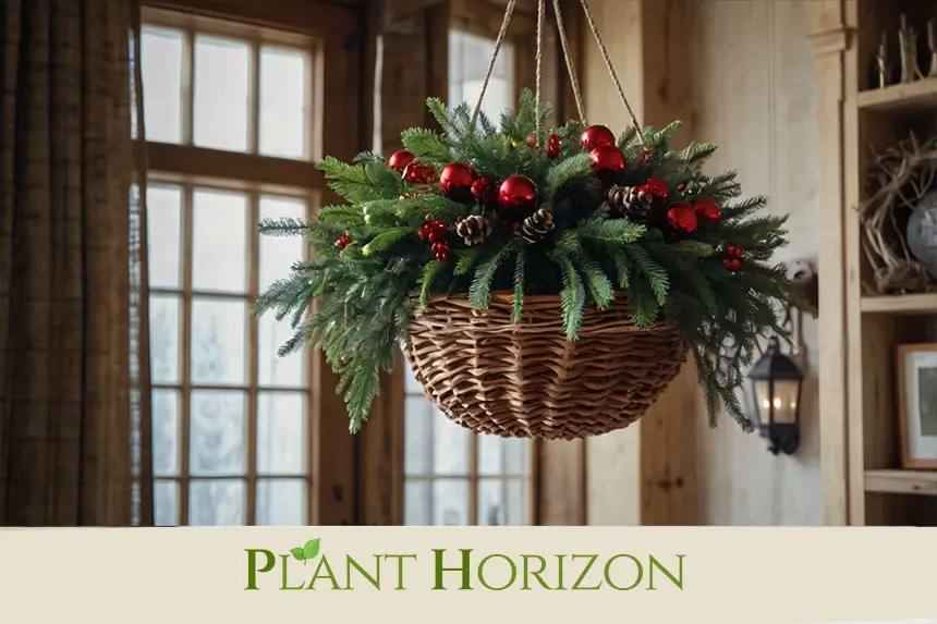 Decorating Indoor Spaces with Christmas Hanging Baskets