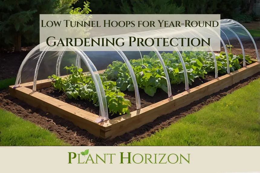 Low Tunnel Hoops for Year-Round Gardening Protection
