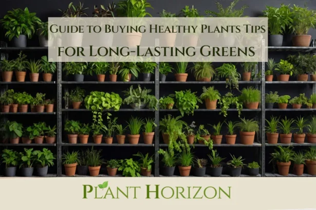 Guide to Buying Healthy Plants Tips for Long-Lasting Greens